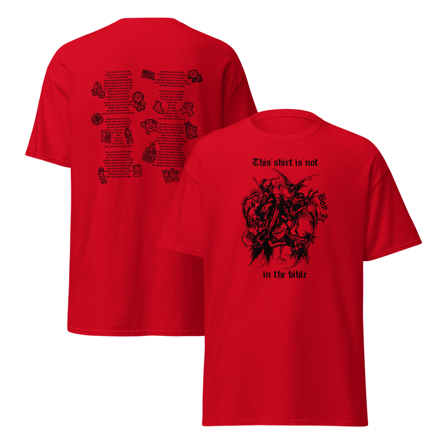 Image of Not In The Bible Shirt