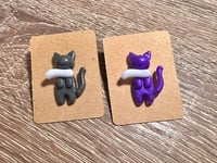 Image 1 of Aizawa and Shinsou Resin Cat Pins