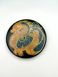 Image 3 of Mythical Creature Resin Coaster Art (Phoenix, Dragon, Kitsune, Winged Unicorn)