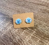 Image 2 of Oboro and Kurogiri Inspired Cloud Earrings