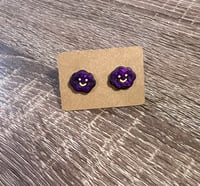 Image 3 of Oboro and Kurogiri Inspired Cloud Earrings