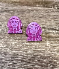 Gravity Girl Resin Earrings