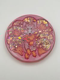 Image 4 of Mythical Creature Resin Coaster Art (Phoenix, Dragon, Kitsune, Winged Unicorn)