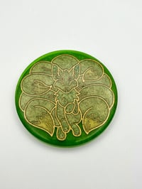 Image 6 of Mythical Creature Resin Coaster Art (Phoenix, Dragon, Kitsune, Winged Unicorn)