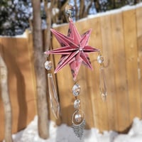 ❄🌹Frosted Rose Suncatcher🌹❄ 