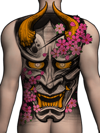 Hannya Backpiece