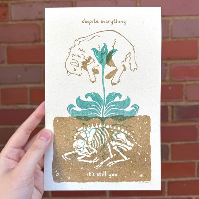 Lamb of Tartary (Riso Print)