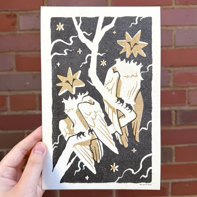 Owl Watchers (Riso Print)