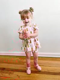 Image 2 of Puff Shoulder Peplum | Throw back PEEPS