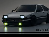 Image 7 of 1:10 Kyosho Toyota Sprinter Trueno AE86 2WD RC Drift Car