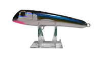 Image 1 of 50g Blue, Greenish Yellow Sideline, Silver Belly Diving Popper