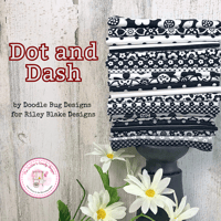 Image 1 of DOT AND DASH 21pc Sampler Box by Doodle Bug Designs for Riley Blake Designs.