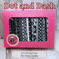 Image 2 of DOT AND DASH 21pc Sampler Box by Doodle Bug Designs for Riley Blake Designs.