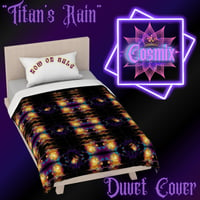 "Titan's Rain" Duvet Cover