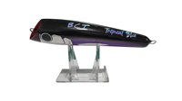 Image 2 of 50g Blue Top, Purple Sides Silver Belly Diving Popper