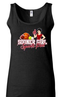Women's Flowy Full Logo Black 