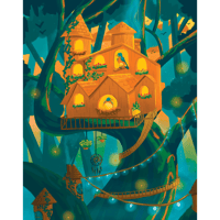 Image 2 of Birdhouse Art Print