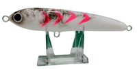 Image 1 of 55g White, Pink Stripes Floating Stick Bait