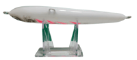 Image 3 of 55g White, Pink Stripes Floating Stick Bait
