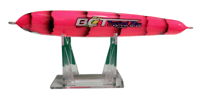 Image 2 of 55g Pink, Black Stripes Floating Stick Bait