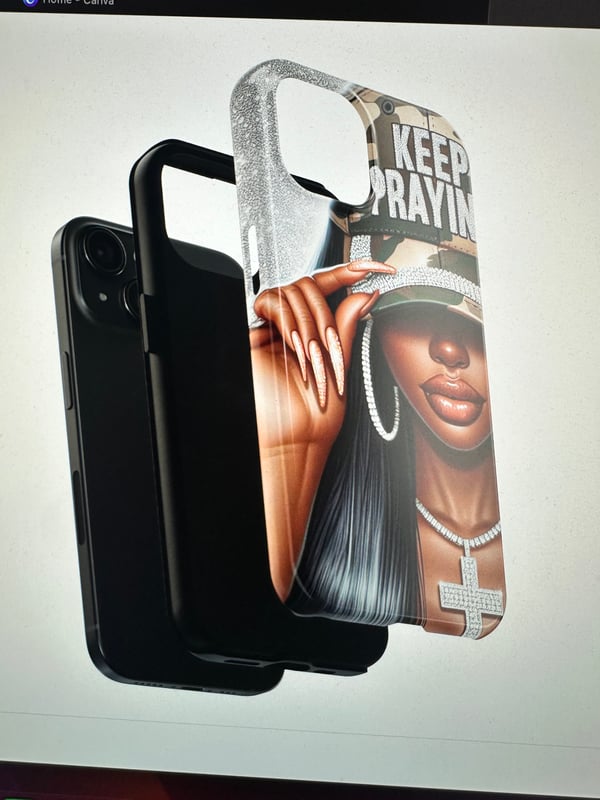 Image of Keep Praying Phone Case