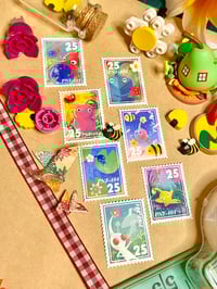 Image 1 of Pikmin Stamp Stickers
