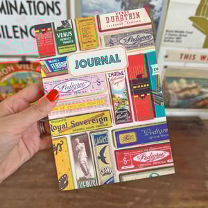 Image of Pencil Boxes Vintage Style Journal Recycled Papers