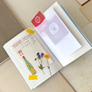 Image of Pencil Boxes Vintage Style Journal Recycled Papers