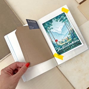 Image of Pencil Boxes Vintage Style Journal Recycled Papers
