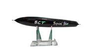Image 2 of  65g Black Top, Greenish Yellow Body Floating Stick Bait