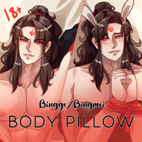 Image 1 of [18+ PREORDER] Luo Binghe Body Pillow Case/Cover