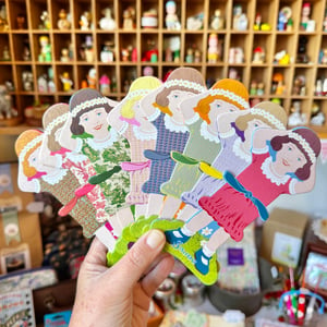 Image of Sajou Little Girls Thread & Ribbon Cards