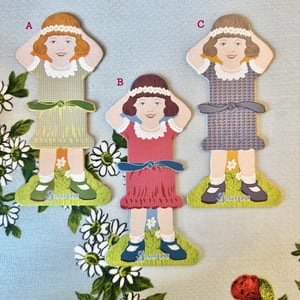 Image of Sajou Little Girls Thread & Ribbon Cards