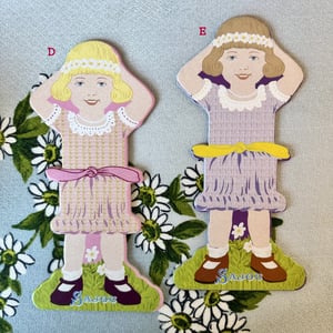 Image of Sajou Little Girls Thread & Ribbon Cards