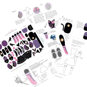 Image of Diy Dolly Kit - Astrid the Fortune Teller Doll