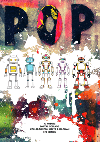 Image 1 of Ai Robots Ltd EDT Print Collab Toycon Malta 2025