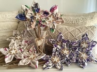 Image 1 of Memory Flowers Custom Created from a beautiful shirt collection