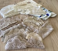 Image 2 of Memory Flowers custom created from a beautiful doily collection 