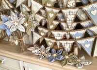 Image 1 of Memory Flowers & Memory Bunting created from a stunning collection of shirts