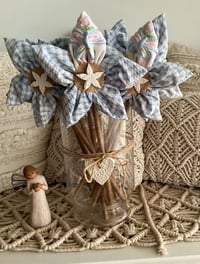 Image 1 of Memory Flowers custom created from a beautiful nightie
