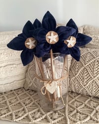 Image 3 of Memory Flowers custom created from a beautiful shirt and PJ pants