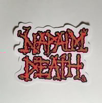 Image 1 of Large Napalm Death Weatherproof Vehicle Matte Vinyl Decal/Sticker