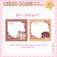 Image 1 of Love and deepspace memo pads