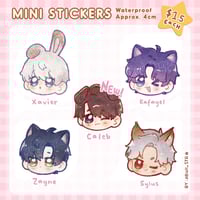 Love and deepspace mini stickers