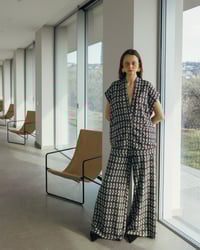 Image 1 of PANTALONE PALOMA GEOMETRIC ACQUA €182 - 50%