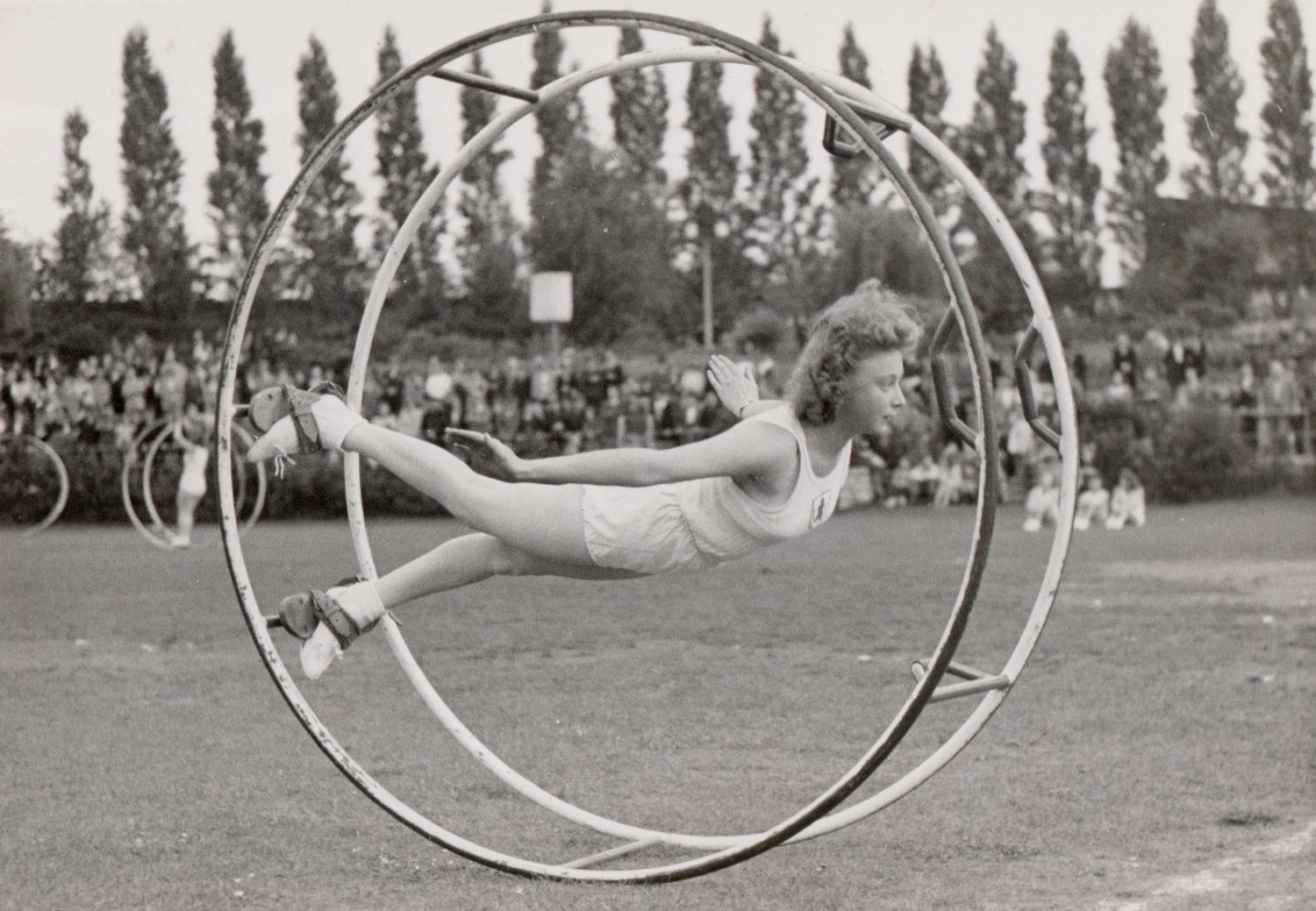 Image of Gerhard Riebicke: Rhönrad Manifestation, Germany ca. 1940