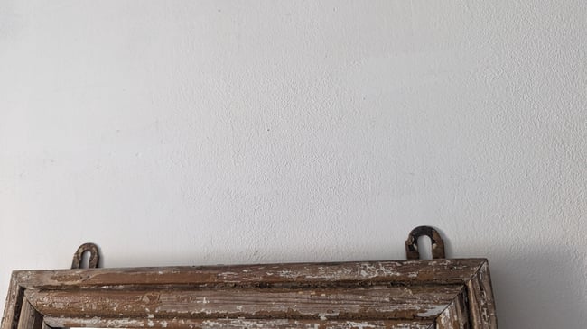 Miroir cadre craquelé 