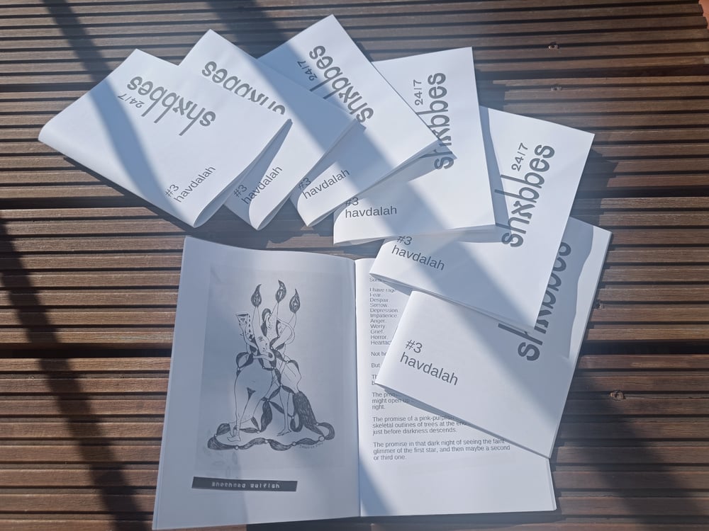 Image of Pre-order zine # 3 - Havdalah