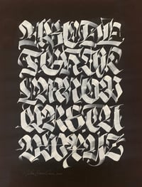 Image 1 of Blackletter Alphabet - 2016