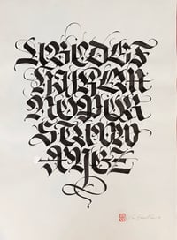 Image 1 of Blackletter G alphabet